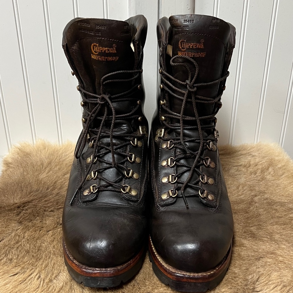 Chippewa 25492 Weddell Bay Waterproof Boots 10E Leather Logger Vibram